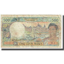 Banconote, Nuova Caledonia, 500 Francs, KM:60a, MB