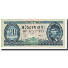 Banknote, Hungary, 20 Forint, 1969, 1969-06-30, KM:169e, EF(40-45)