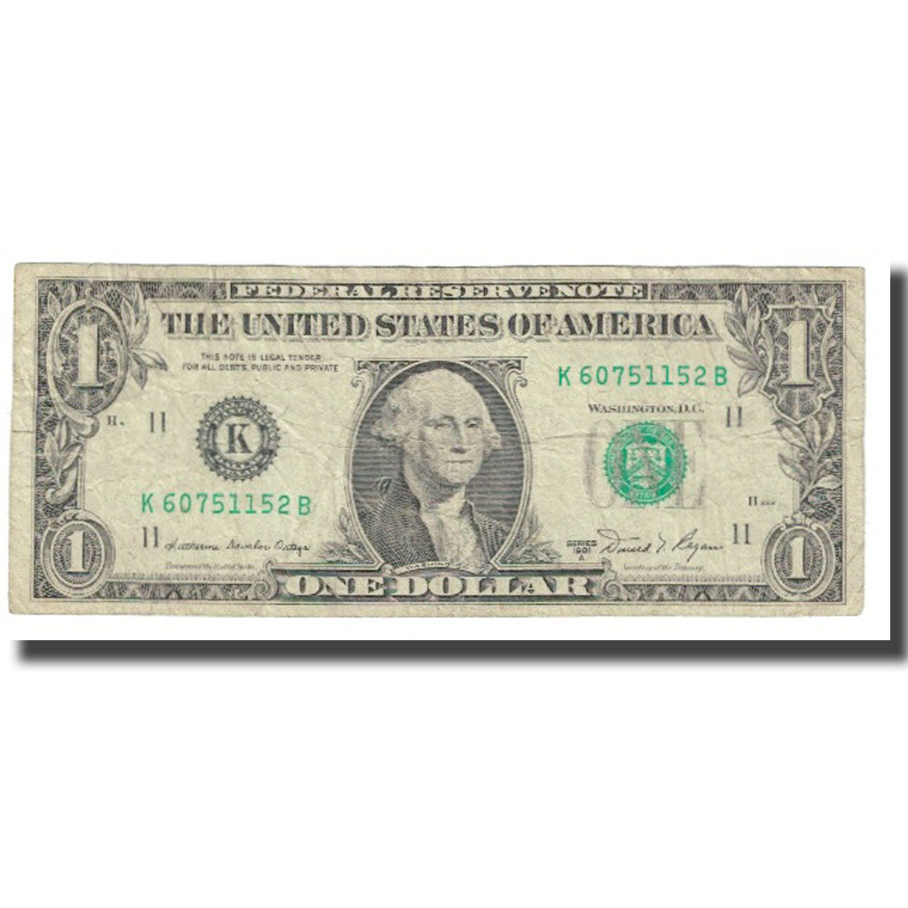 Billete, One Dollar, 1981, Estados Unidos, BC