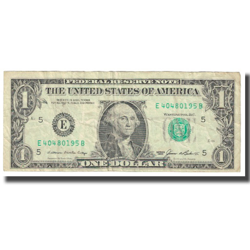 Banconote, Stati Uniti, One Dollar, 1985, MB