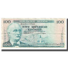 Banknot, Islandia, 100 Kronur, 1961, 1961-03-29, KM:44a, EF(40-45)