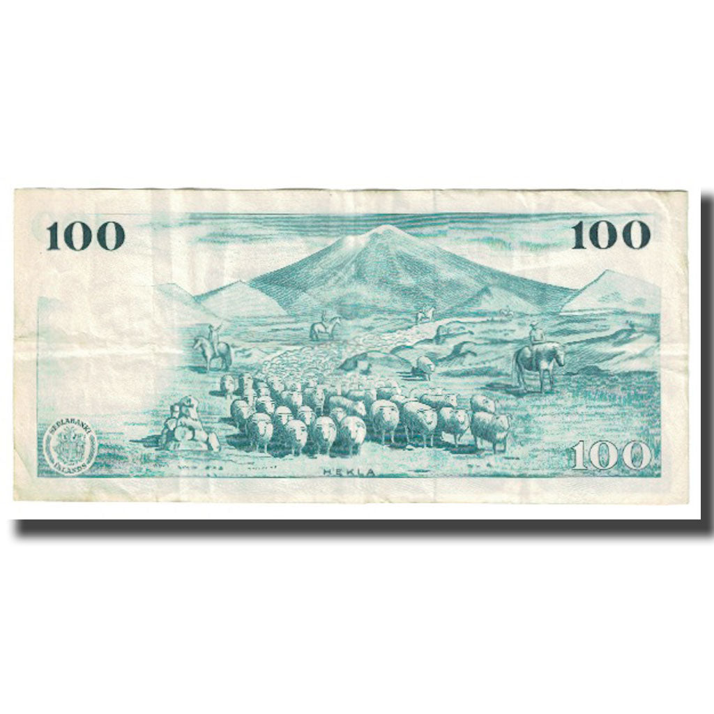 Banknote, Iceland, 100 Kronur, 1961, 1961-03-29, KM:44a, EF(40-45)