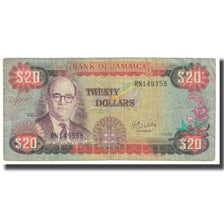 Nota, Jamaica, 20 Dollars, 1979, 1979-10-01, KM:68a, VF(20-25)