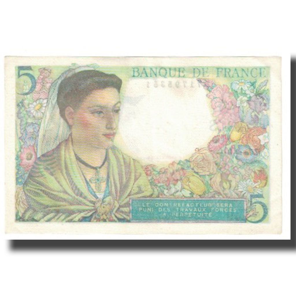 Francia, 5 Francs, Berger, 1947, P. Rousseau and R. Favre-Gilly, 1947-10-30, SC