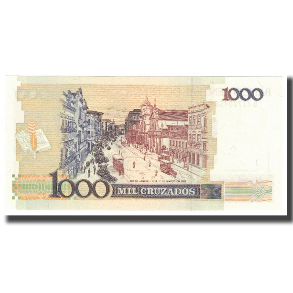Billet, Brésil, 1 Cruzado Novo on 1000 Cruzados, KM:216a, NEUF