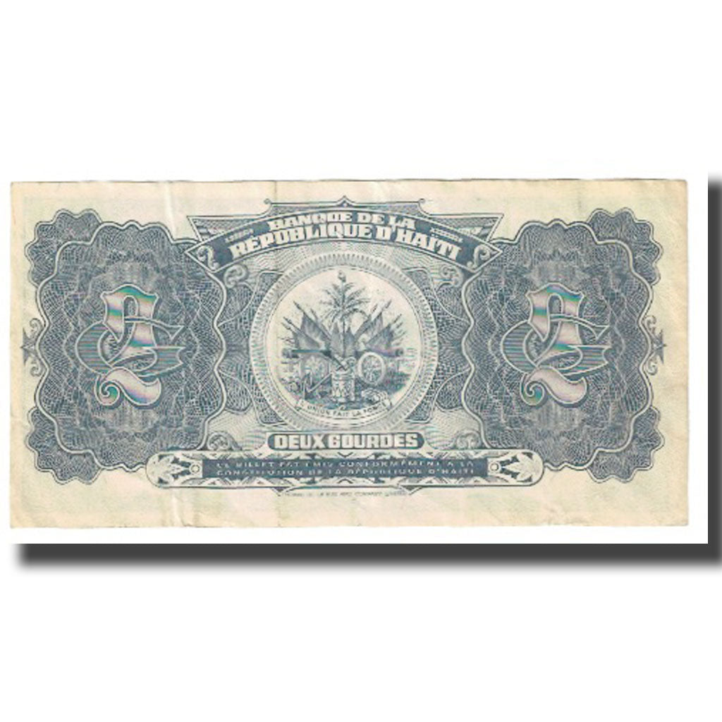 Banknote, Haiti, 2 Gourdes, 1992, KM:260a, VF(20-25)