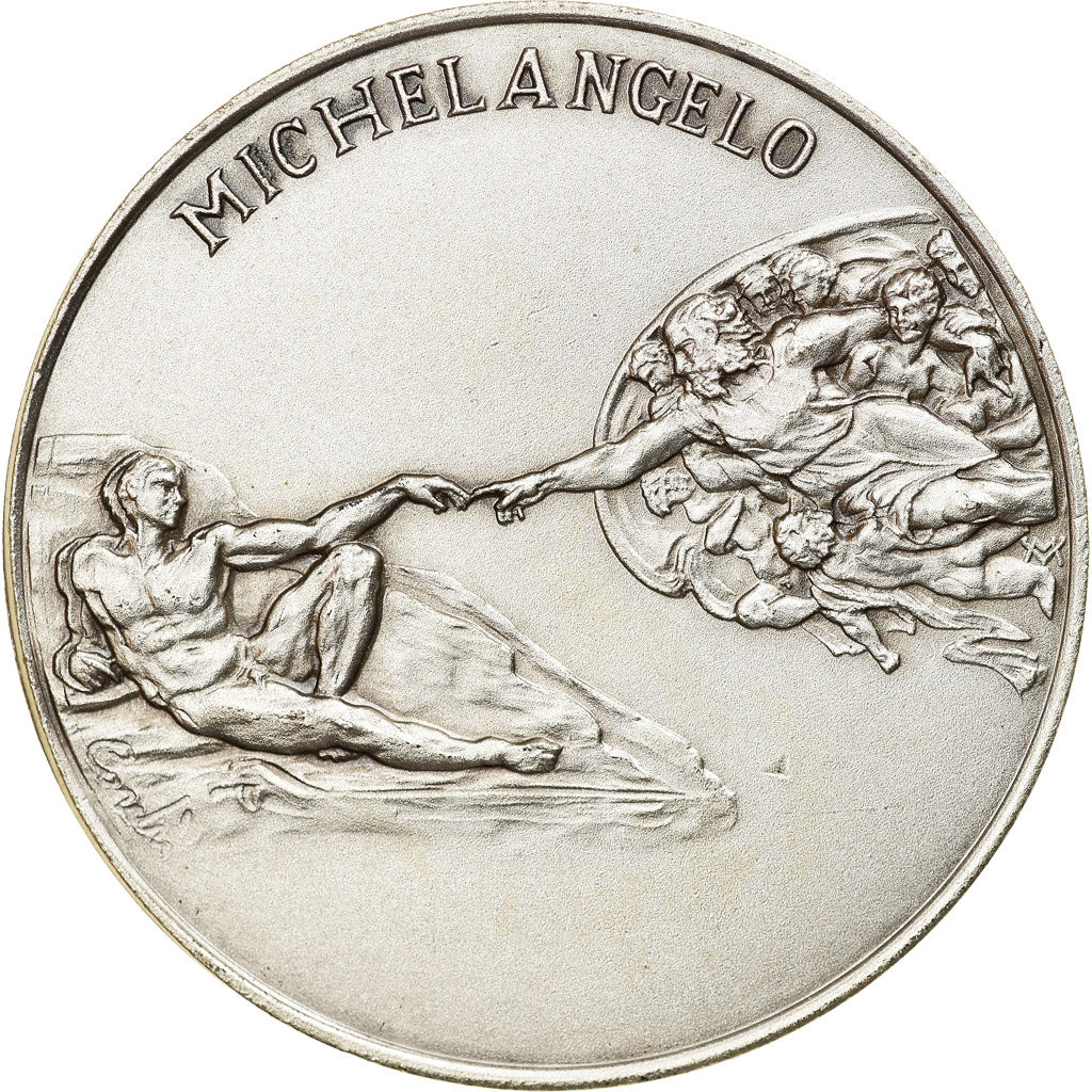 Vaticano, medalla, Musei Vaticani, Michelangelo, Arts & Culture, 1992, Contri