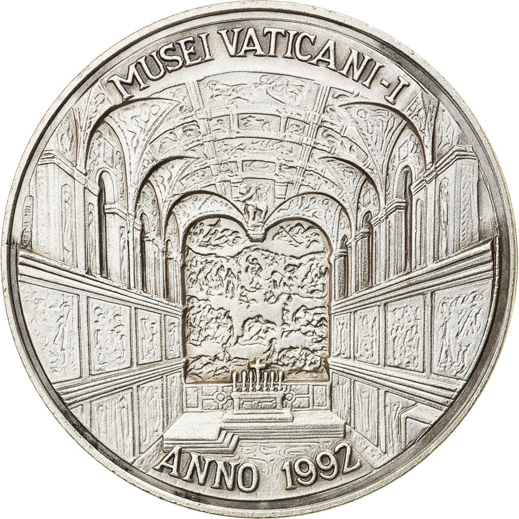 Vaticano, medalla, Musei Vaticani, Michelangelo, Arts & Culture, 1992, Contri