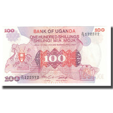 Banknote, Uganda, 100 Shillings, KM:19a, UNC(65-70)