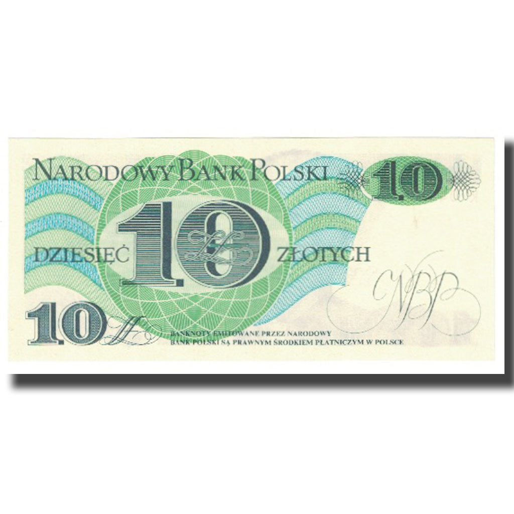 Banknote, Poland, 10 Zlotych, 1982, 1982-06-01, KM:148a, UNC(65-70)