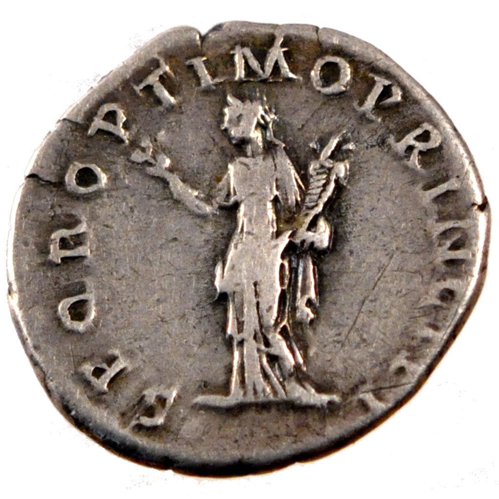 Coin, Trajan, Denarius, EF(40-45), Silver, Cohen:484