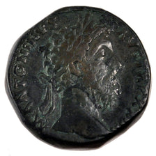 Marcus Aurelius, Sestertius, Roma, EF(40-45), Copper, Cohen #503, 26.70