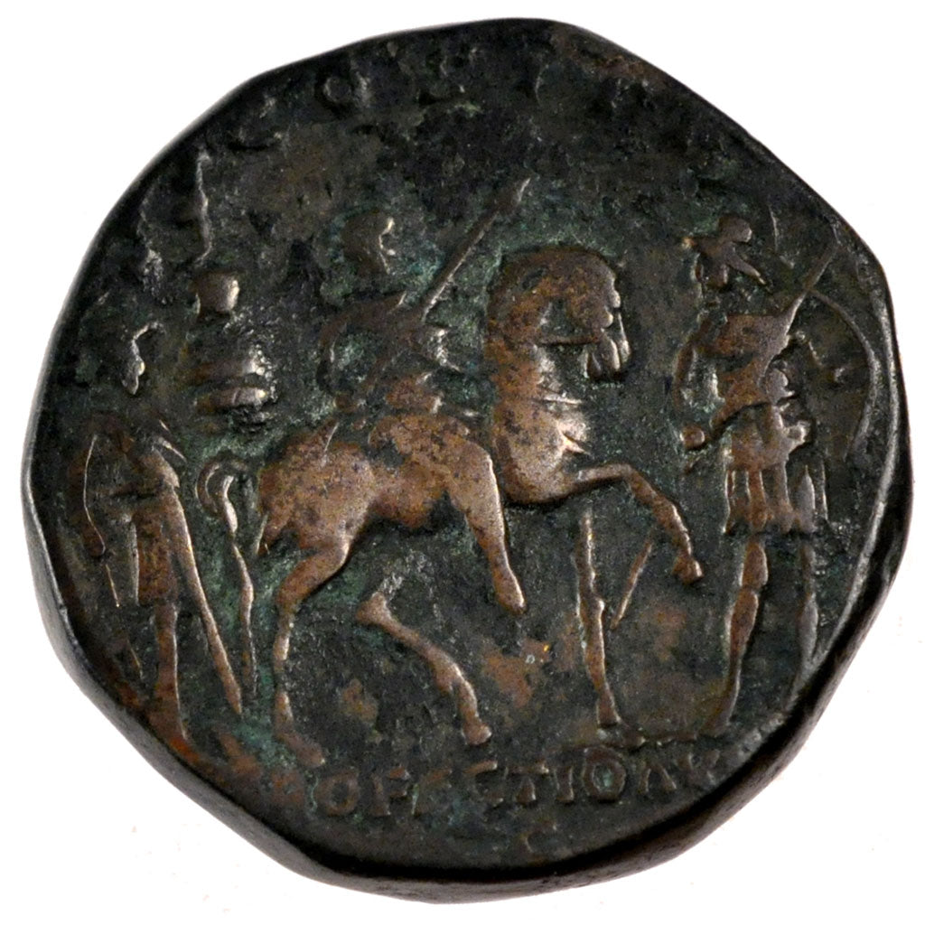Marcus Aurelius, Sestertius, Roma, EF(40-45), Copper, Cohen #503, 26.70
