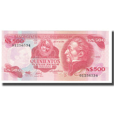 Banknote, Uruguay, 500 Nuevos Pesos, KM:63b, UNC(65-70)