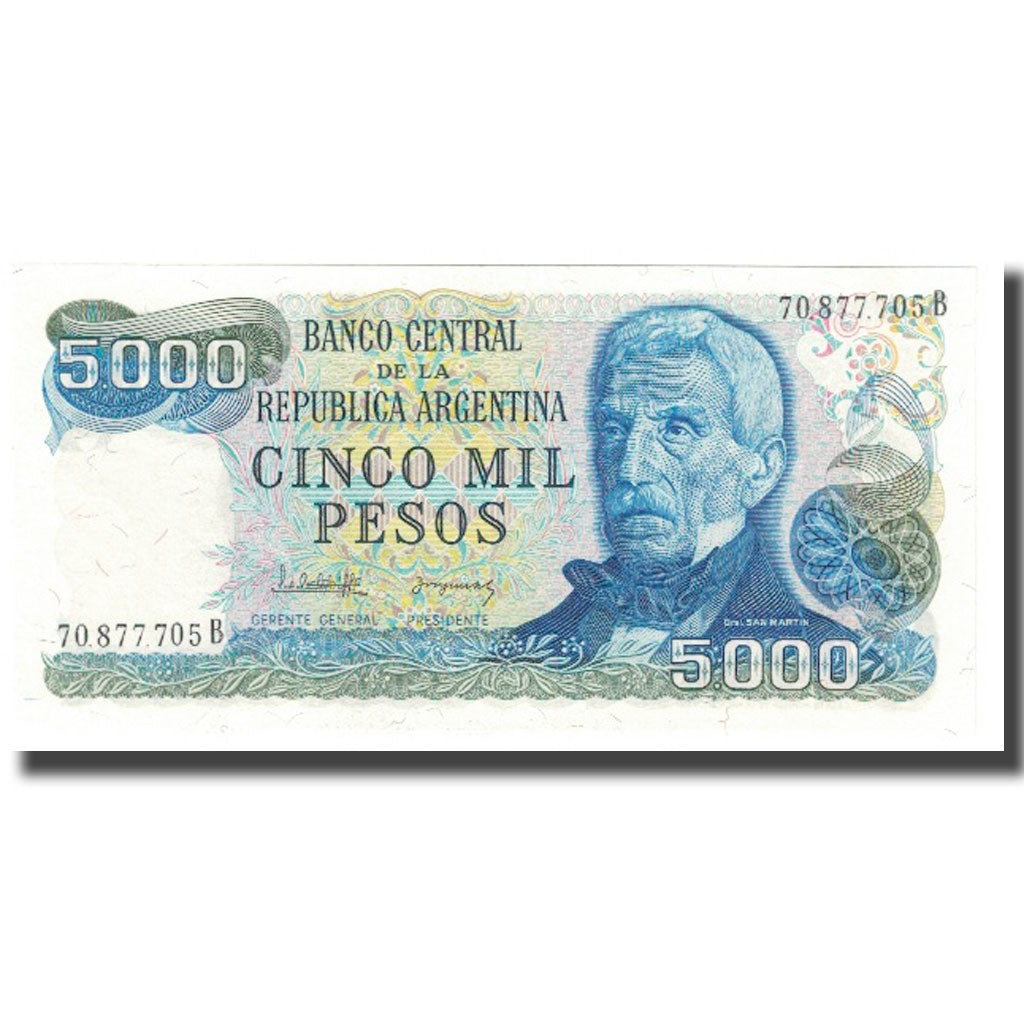 Banknote, Argentina, 5000 Pesos, KM:305a, UNC(65-70)