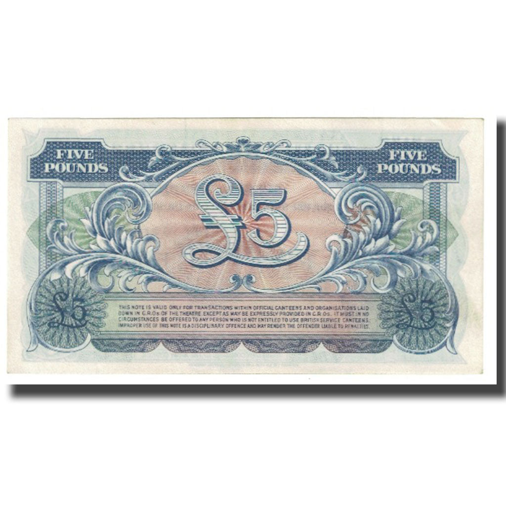 Billet, Grande-Bretagne, 5 Pounds, KM:M23, SPL