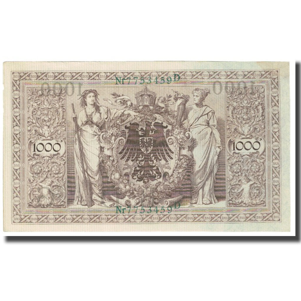 Geldschein, Deutschland, 1000 Mark, 1910, 1910-04-21, KM:45b, UNZ-