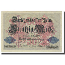 Banknote, Germany, 50 Mark, 1914, 1914-08-05, KM:49b, UNC(63)