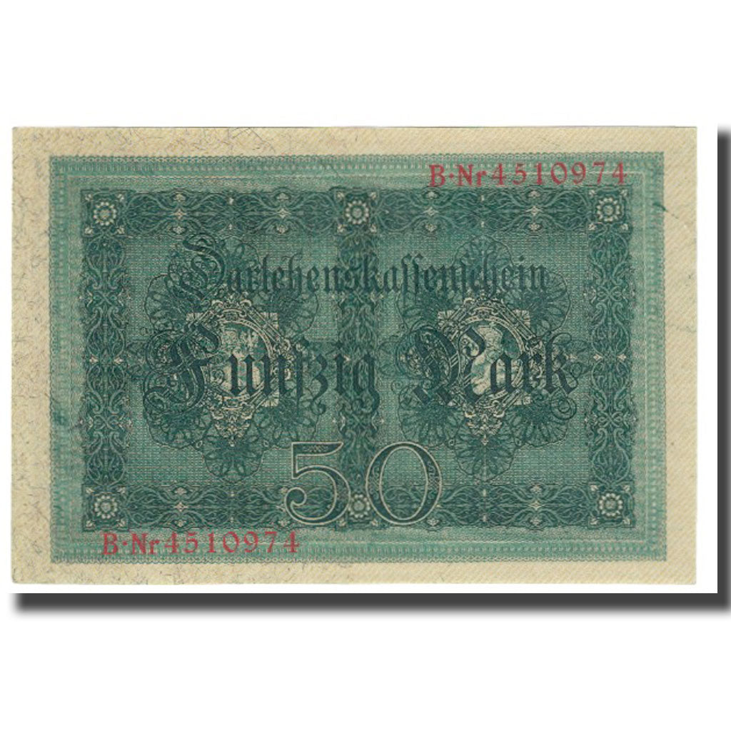 Banknote, Germany, 50 Mark, 1914, 1914-08-05, KM:49b, UNC(63)