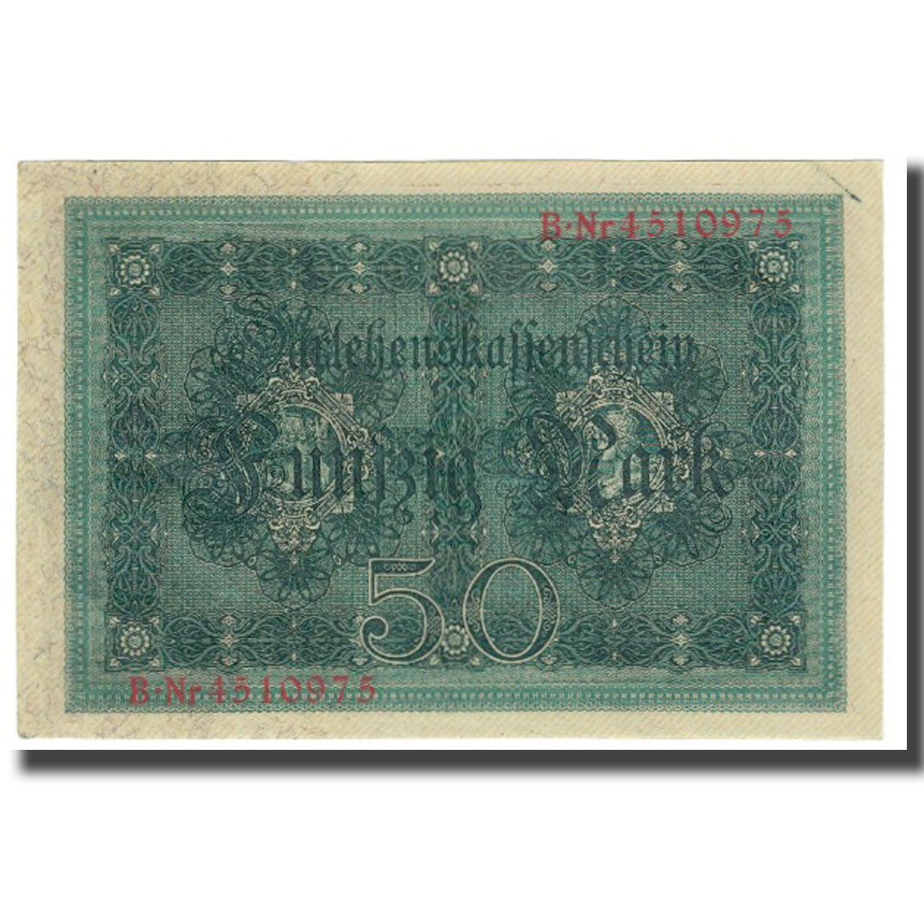 Banknote, Germany, 50 Mark, 1914, 1914-08-05, KM:49b, UNC(63)