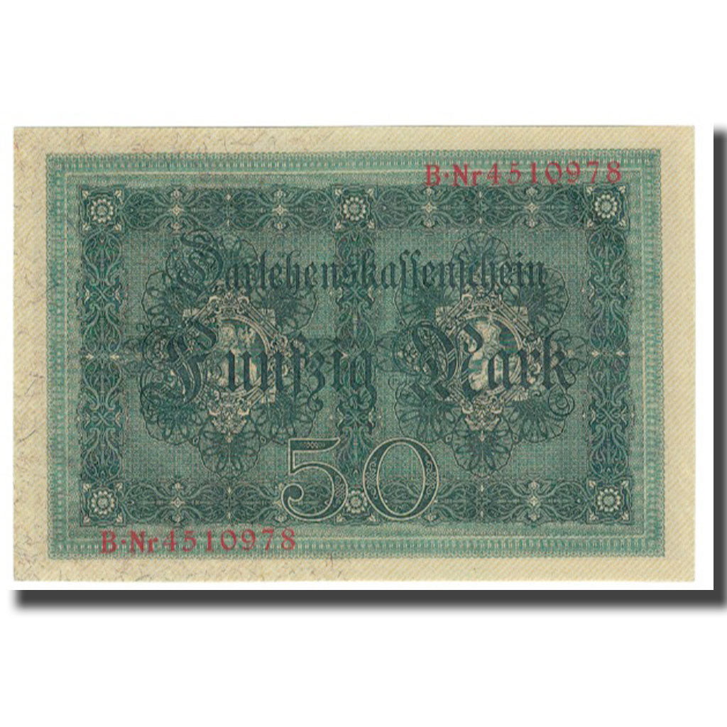 Banknote, Germany, 50 Mark, 1914, 1914-08-05, KM:49b, UNC(63)