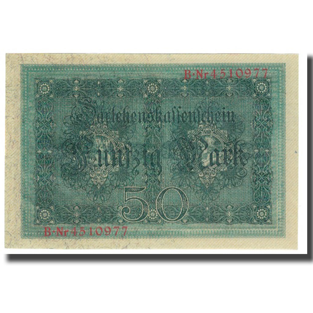 Nota, Alemanha, 50 Mark, 1914, 1914-08-05, KM:49b, UNC(63)