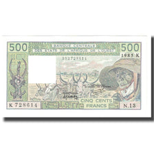 Banknote, West African States, 500 Francs, 1985, KM:206Bi, UNC(65-70)