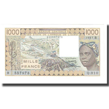 Banknote, West African States, 1000 Francs, 1985, KM:207Be, UNC(65-70)