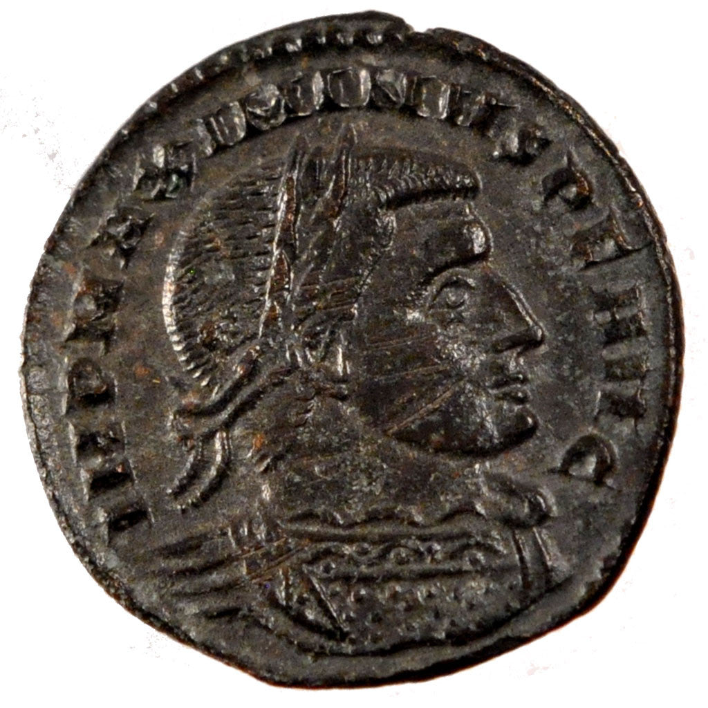 Maximinus II, Follis, Roma, AU(55-58), Copper, Cohen #90, 4.10