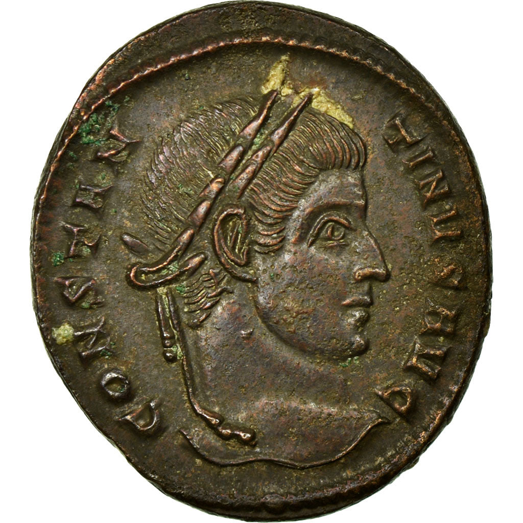 Coin, Constantine I, Nummus, Ticinum, AU(55-58), Copper, Cohen:123