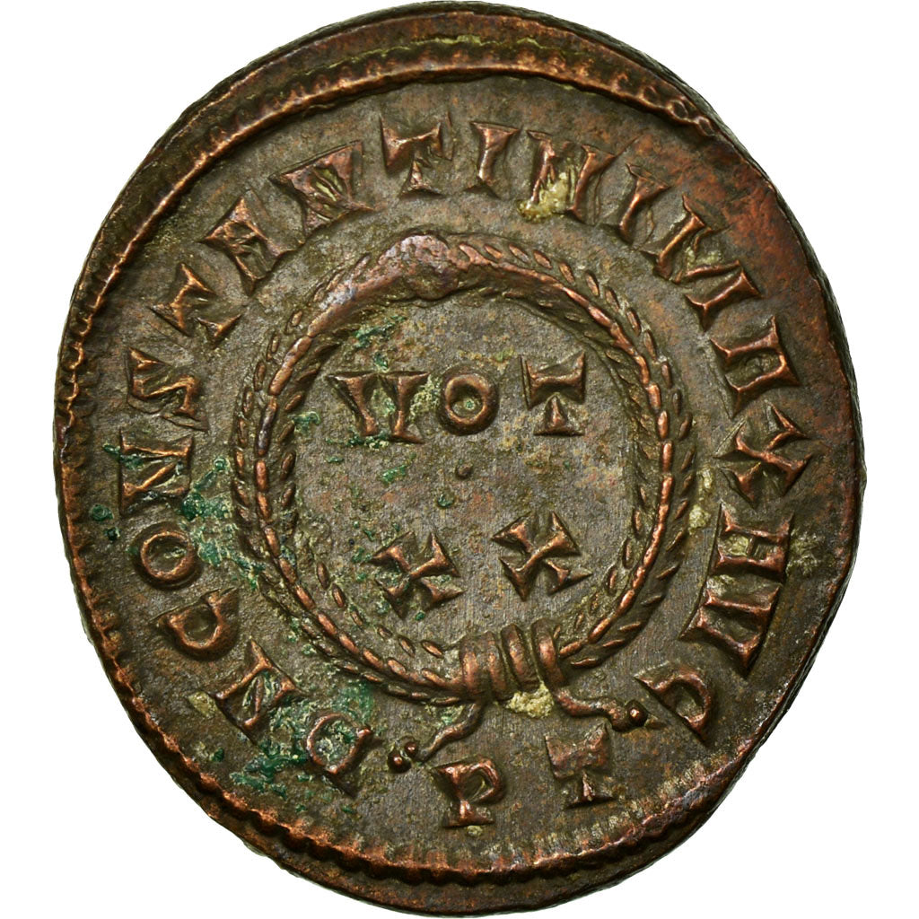 Coin, Constantine I, Nummus, Ticinum, AU(55-58), Copper, Cohen:123