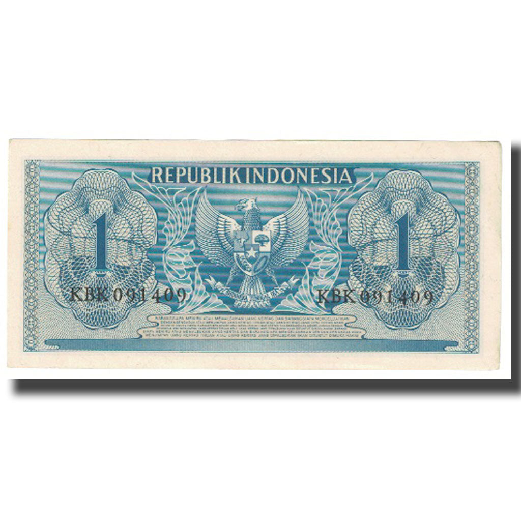 Banknot, Indonesia, 1 Rupiah, 1956, KM:74, UNC(63)
