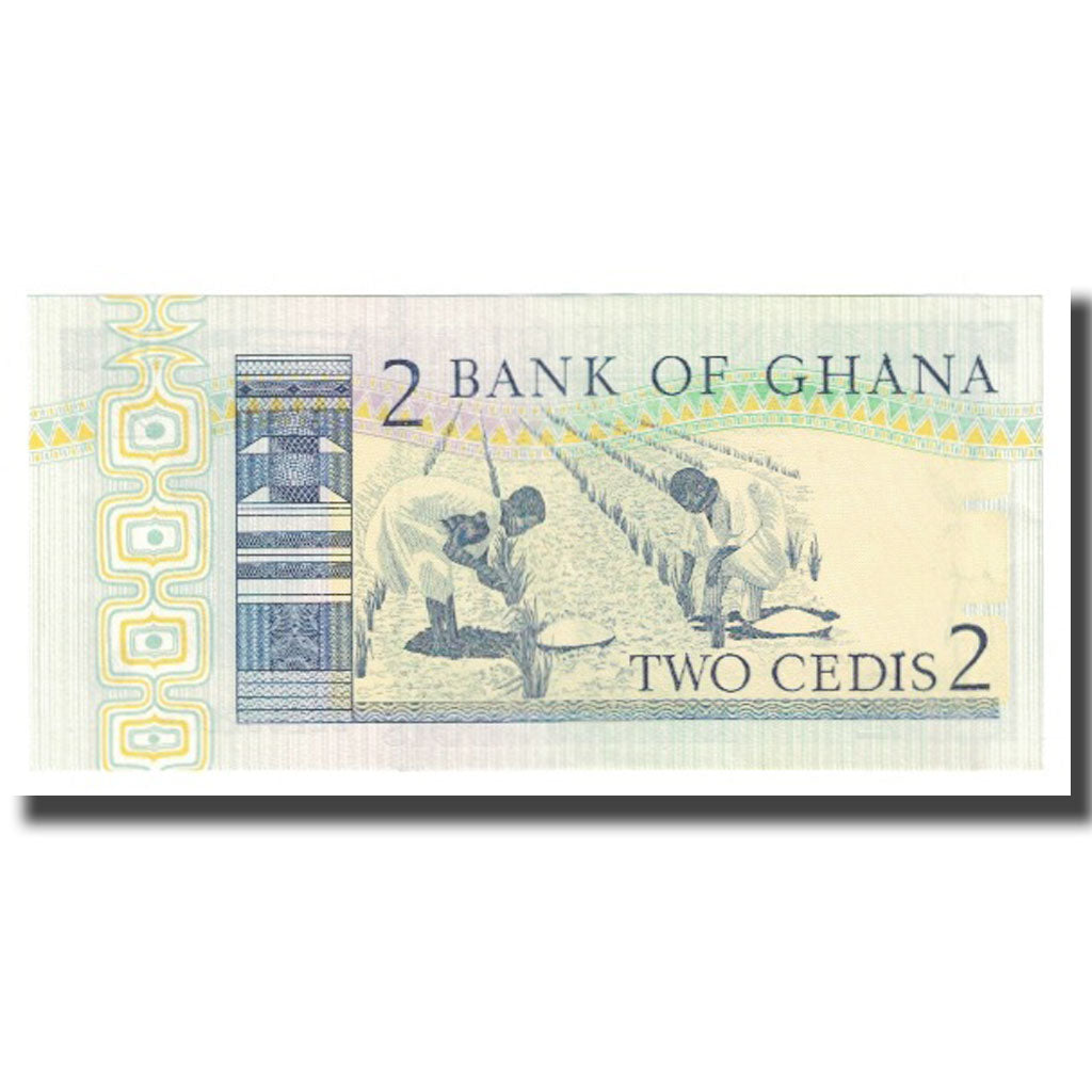 Banknot, Ghana, 2 Cedis, 1982, 1982-03-06, KM:18c, UNC(65-70)