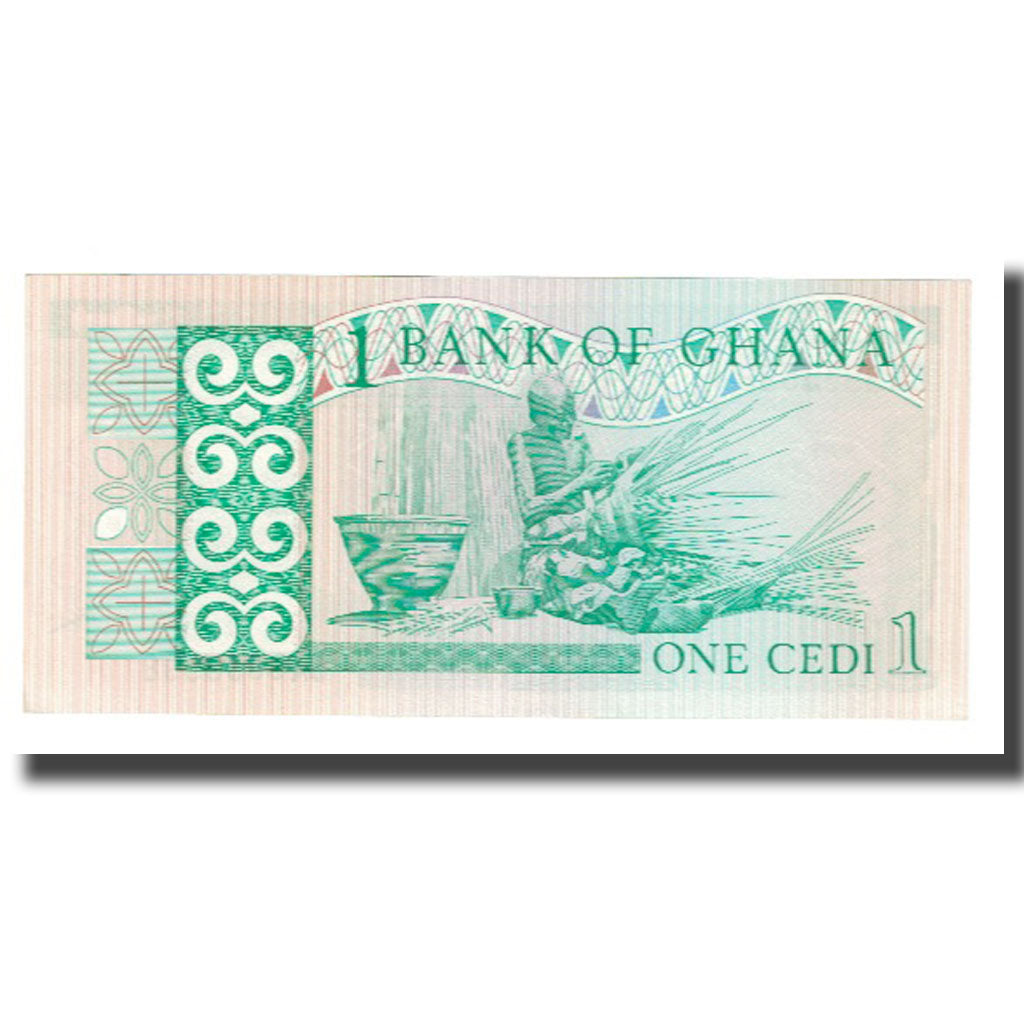 Banknote, Ghana, 1 Cedi, 1982, 1982-03-06, KM:17b, AU(55-58)