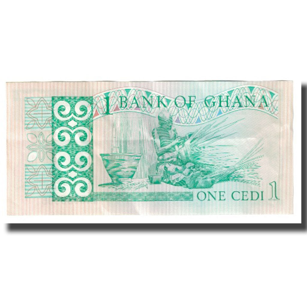 Banconote, Ghana, 1 Cedi, 1982, 1982-03-06, KM:17b, BB