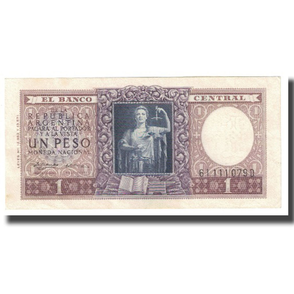 Banconote, Argentina, 1 Peso, KM:260b, BB