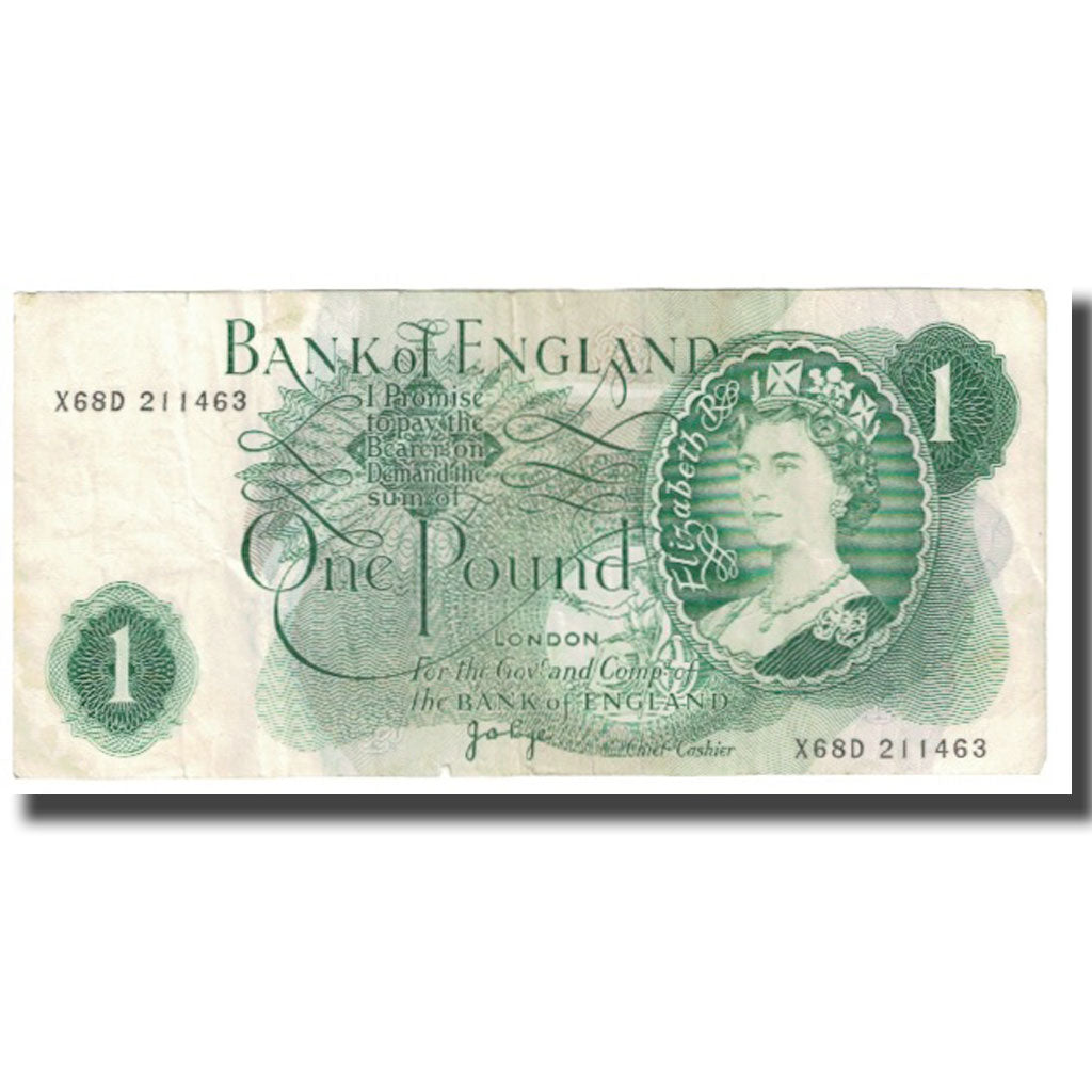 Banconote, Gran Bretagna, 1 Pound, KM:374e, BB