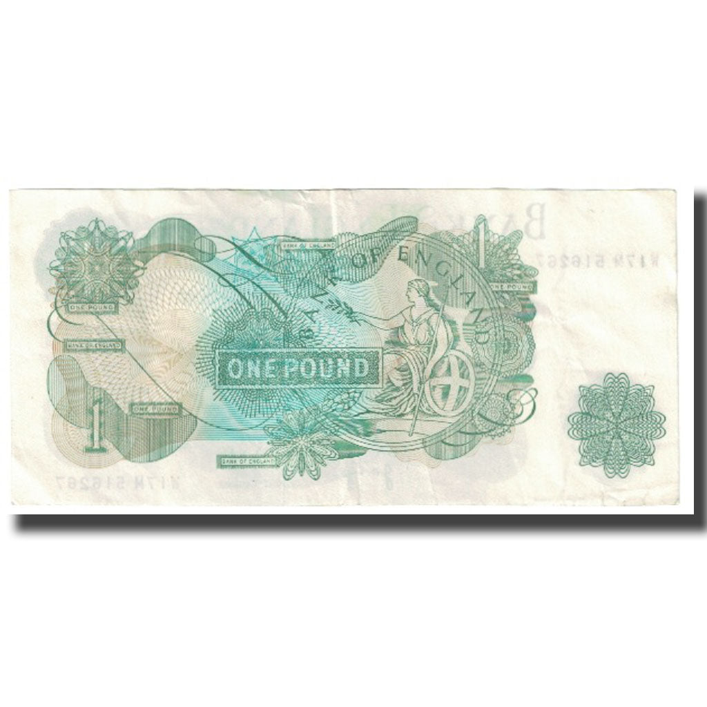 Billet, Grande-Bretagne, 1 Pound, KM:374e, TTB