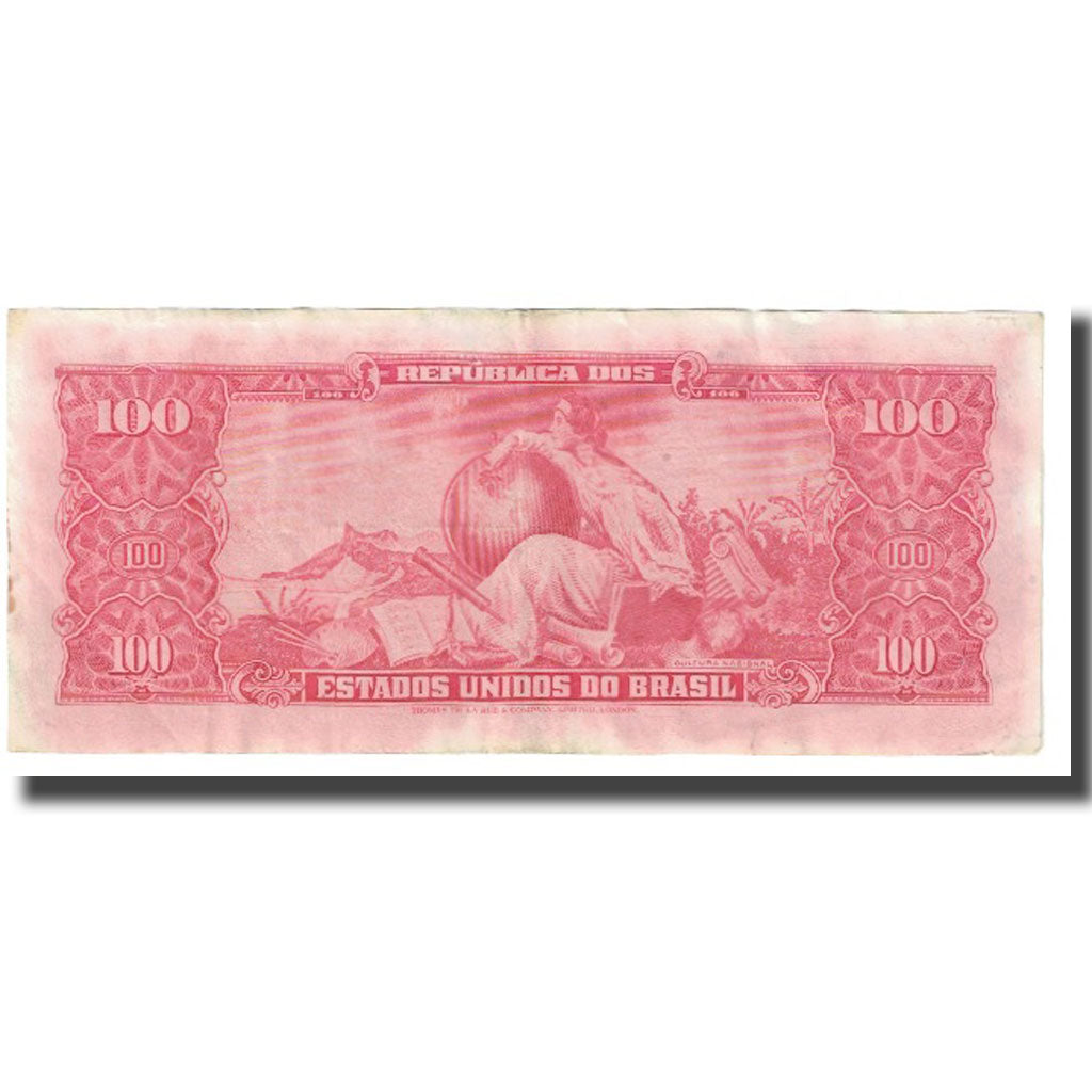 Banknote, Brazil, 100 Cruzeiros, KM:180, EF(40-45)