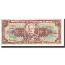 Banknote, Brazil, 20 Cruzeiros, KM:168a, VF(20-25)