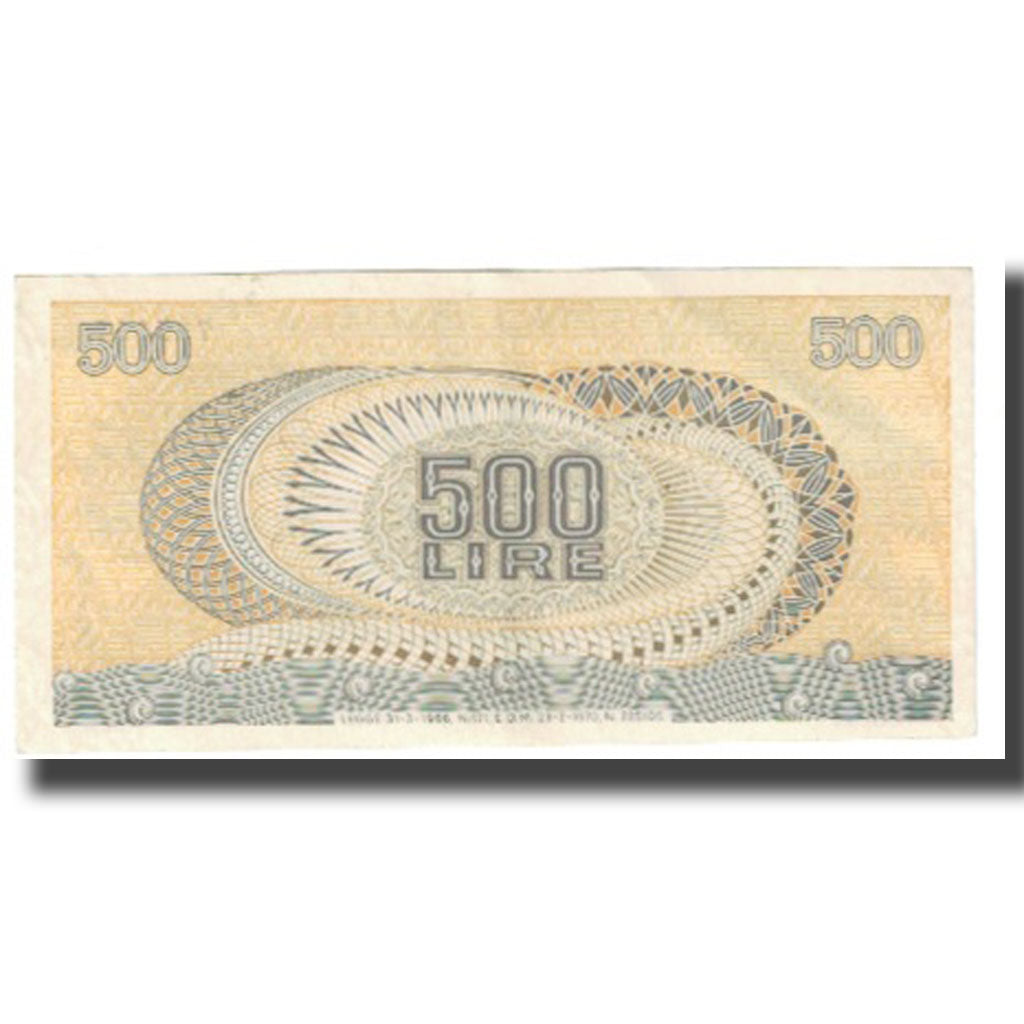 Banknote, Italy, 500 Lire, 1970, 1970-02-23, KM:93a, EF(40-45)