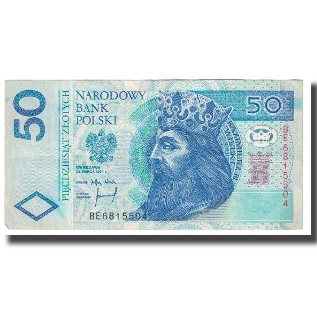 Banknote, Poland, 50 Zlotych, 1994, 1994-03-25, KM:175a, EF(40-45)