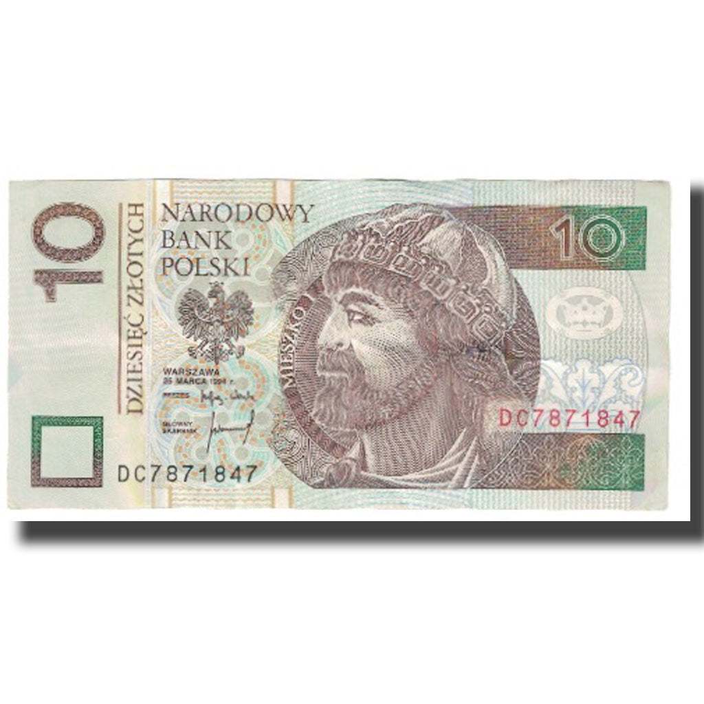 Banknote, Poland, 10 Zlotych, 1994, 1994-03-25, KM:173a, EF(40-45)
