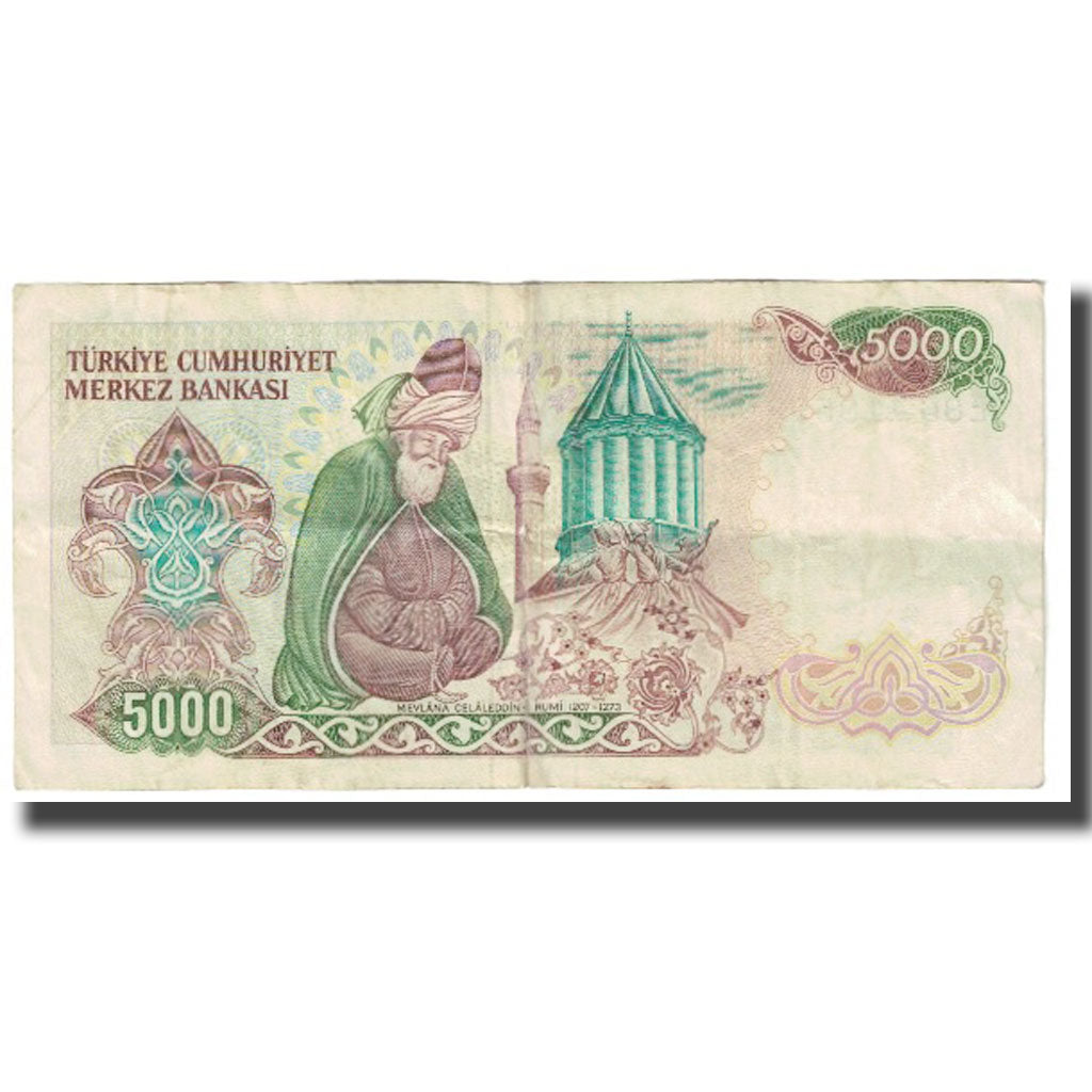 Banknote, Turkey, 5000 Lira, 1970, 1970-10-14, KM:197, EF(40-45)