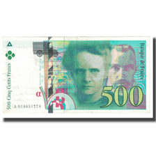 France, 500 Francs, Pierre et Marie Curie, 1994, Bugarel, Undated (1994), TTB