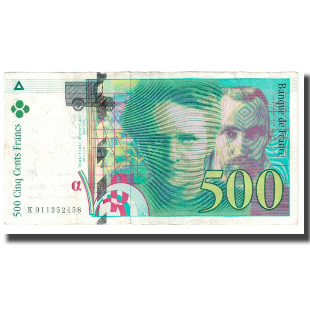 France, 500 Francs, Pierre et Marie Curie, 1994, Bugarel, Undated (1994)