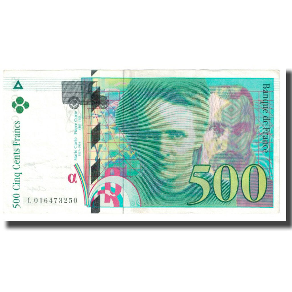 France, 500 Francs, Pierre et Marie Curie, 1994, Bugarel, Undated (1994)