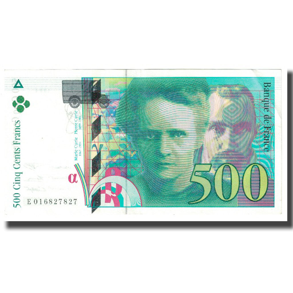 France, 500 Francs, Pierre et Marie Curie, 1994, Bugarel, Undated (1994)
