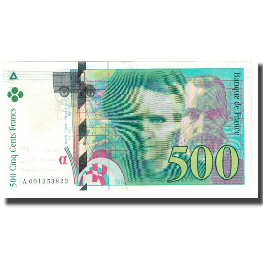 France, 500 Francs, Pierre et Marie Curie, 1994, Bugarel, Undated (1994)