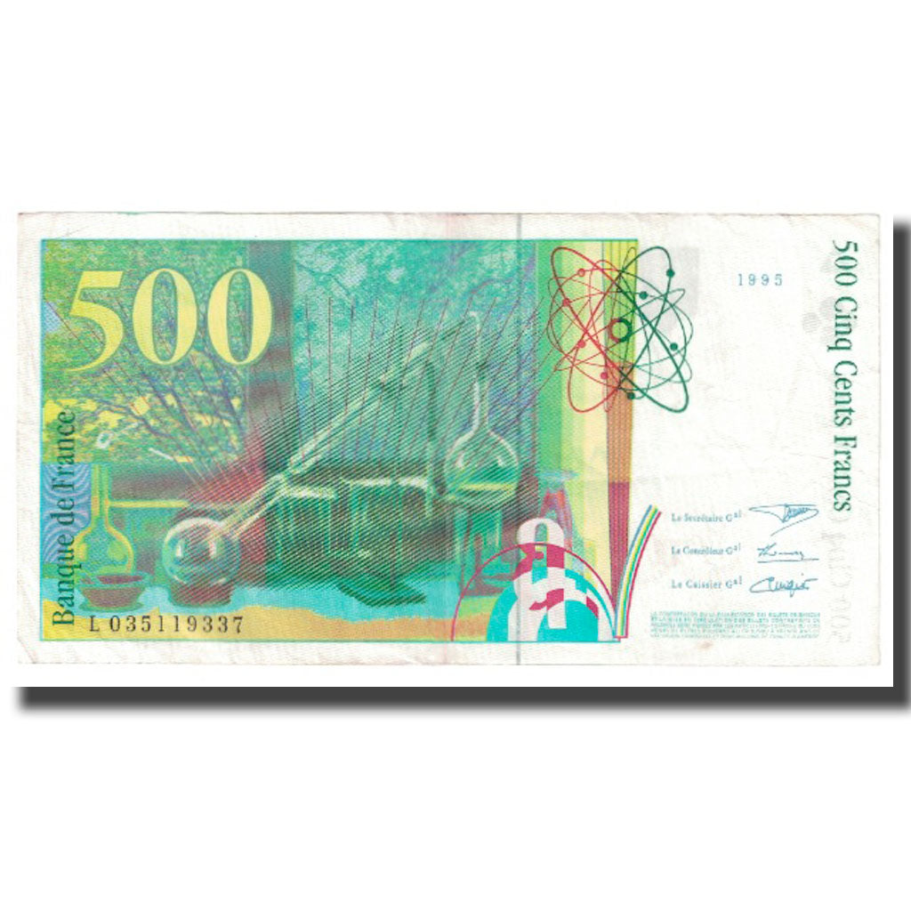 France, 500 Francs, Pierre et Marie Curie, 1994, Bugarel, Undated (1994)